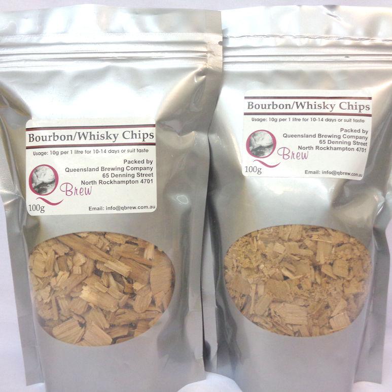 (image for) Q`BREW Bourbon/Whisky Chips 100g - Click Image to Close